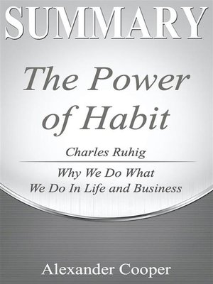 cover image of Summary of the Power of Habit